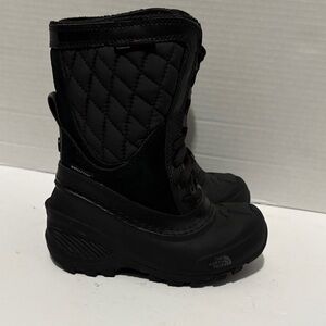 The North Face Quilted Black Snow Boots Size 11